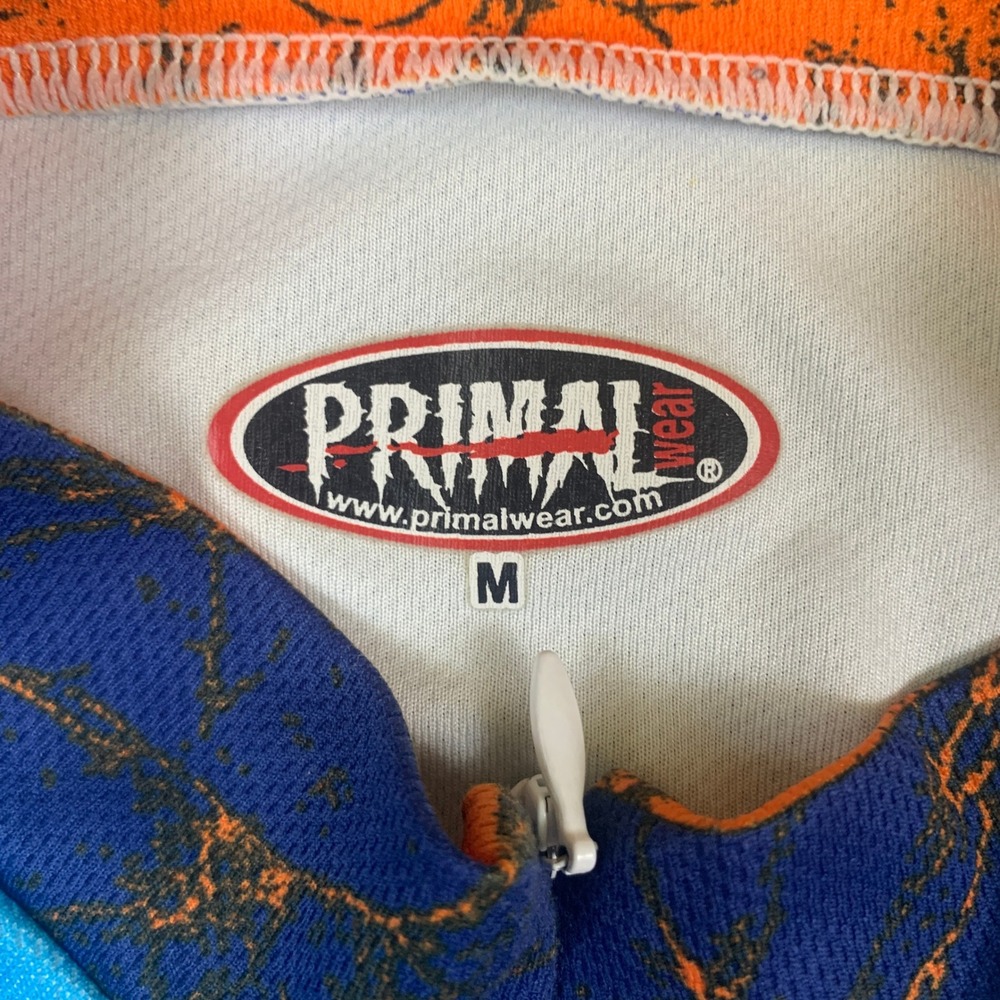 Primal Wear‎ Moab Skinny Tire Festival 2004 Cycling Jersey Mens M Blue Orange - Picture 3 of 10